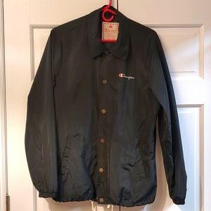 Champion black coaches jacket